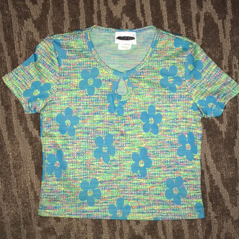 Vintage daisy top